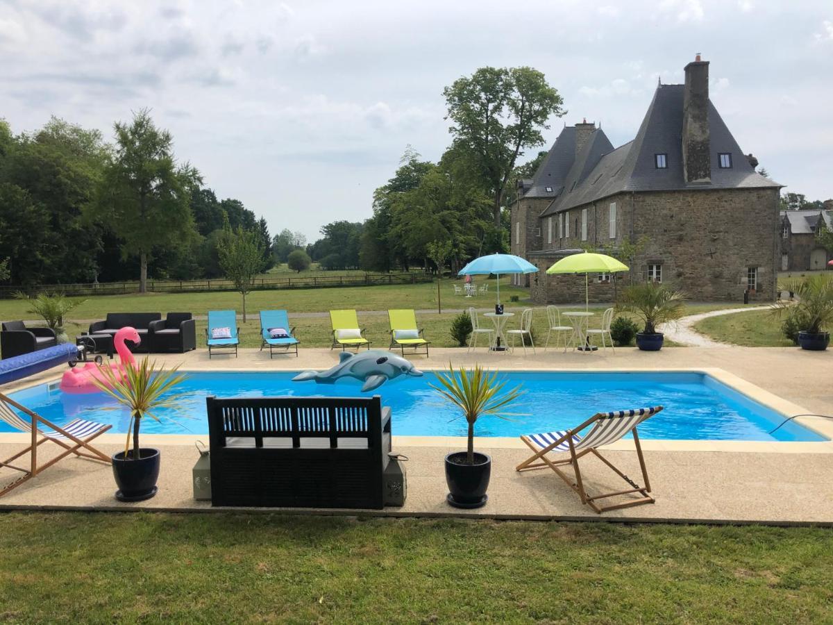 Chambres D'Hotes Chateau De La Croix Chemin Saint-Leger-des-Pres Bagian luar foto